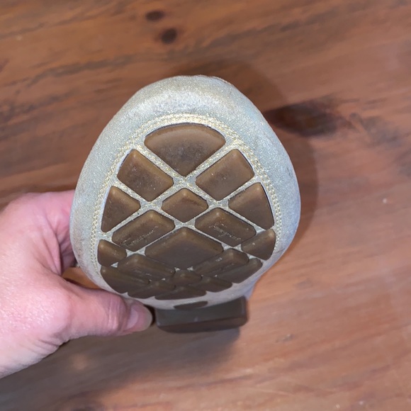 Salvatore Ferragamo Gold Leather Gancini Open Back Slip On Loafers Size … - Picture 6 of 13